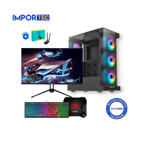 Computadora AMD Ryzen 5 8500G | 16GB RAM | 500GB SSD | 23.8" FHD