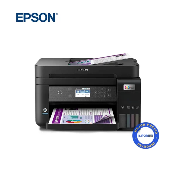 Impresora Epson L6270 Tinta | Multifuncional | Colores | Wi-Fi | ADF | DUPLEX