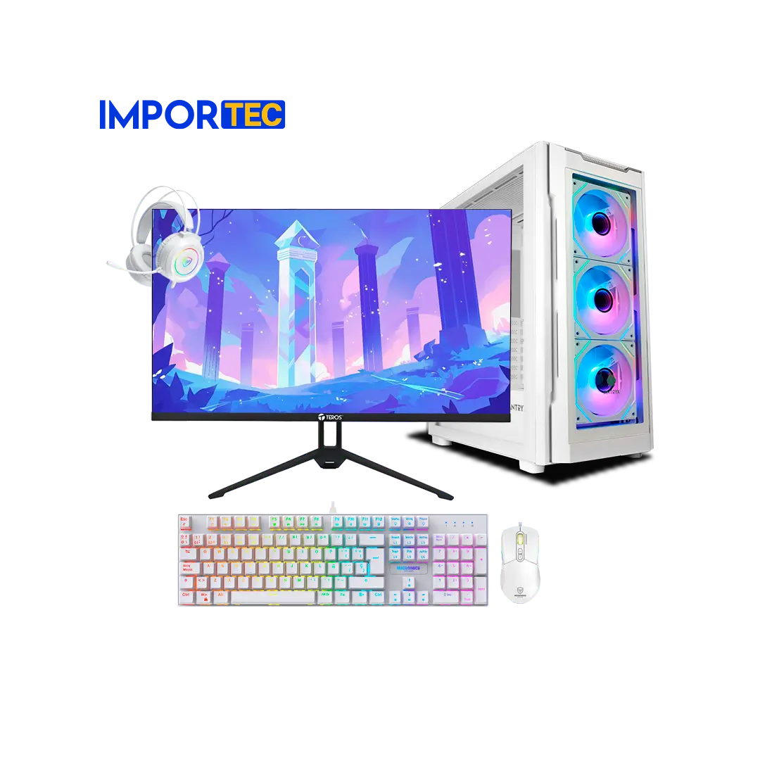 Computadora AMD Ryzen 5 5500X3D | 16GB RAM | 500GB SSD | 23.8" FHD