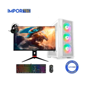 Computadora AMD Ryzen 7 8700F | 16GB RAM | 1TB SSD | 31.5" FHD