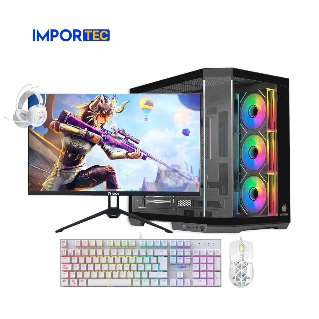 Computadora AMD Ryzen 7 8700F | 16GB RAM | 1TB SSD | 23.8" FHD