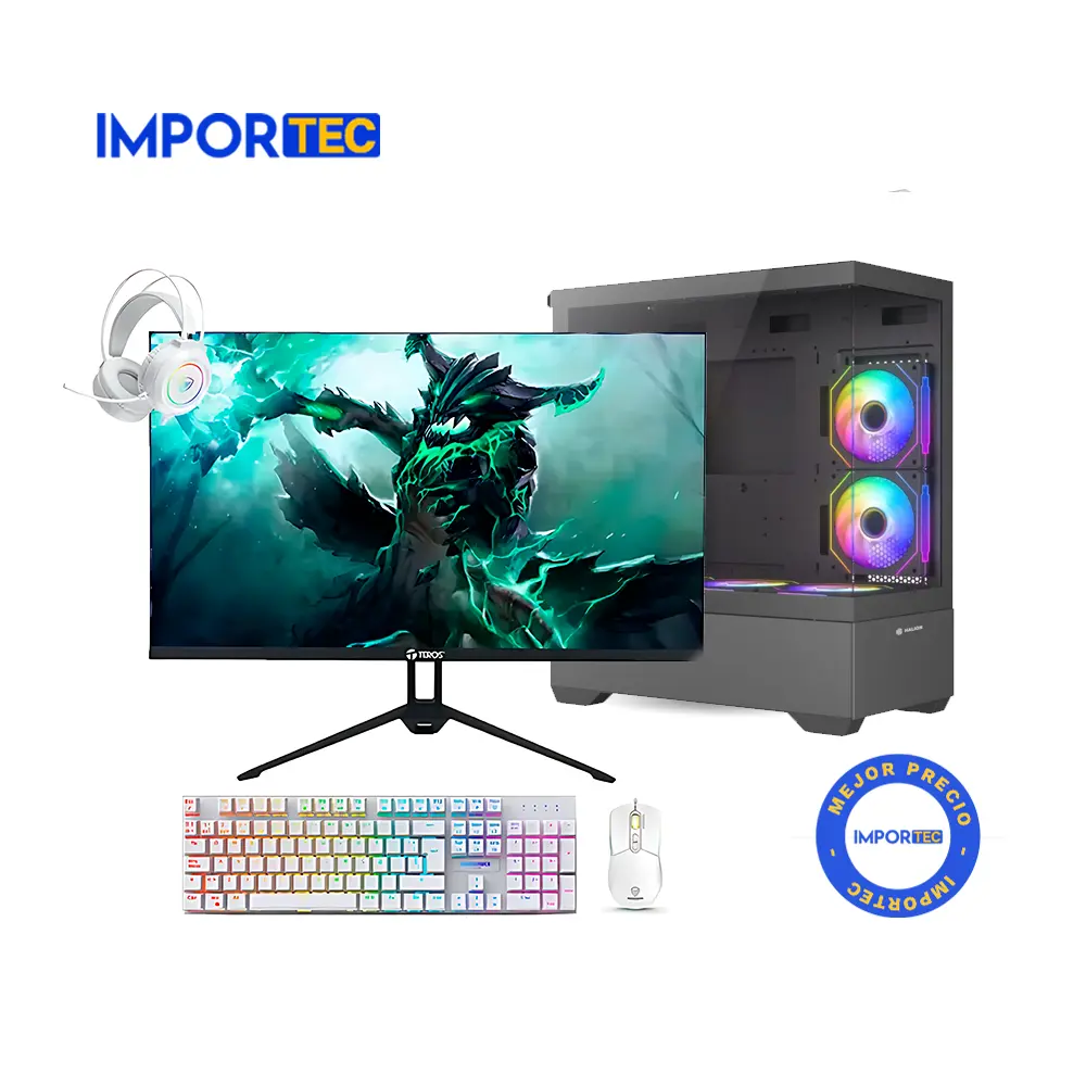 Computadora Intel Core i5-14400F | 16GB RAM | 1TB SSD | 23.8" FHD