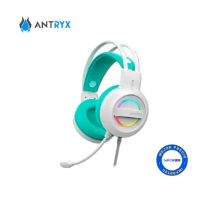 Audífono Antryx Iris-W Turquesa 7.1 Virtual | USB | RGB