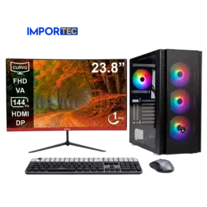 Computadora AMD Ryzen 5 5600GT | 8GB RAM | 480GB SSD | 23.8" FHD