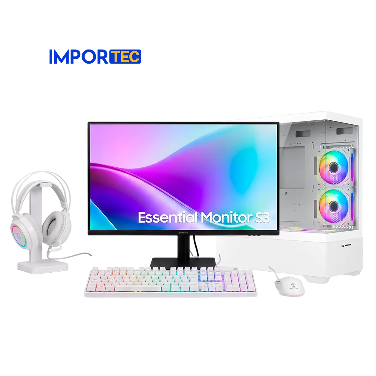 Computadora AMD Ryzen 5 5600GT | 16GB RAM | 480GB SSD | 27" FHD